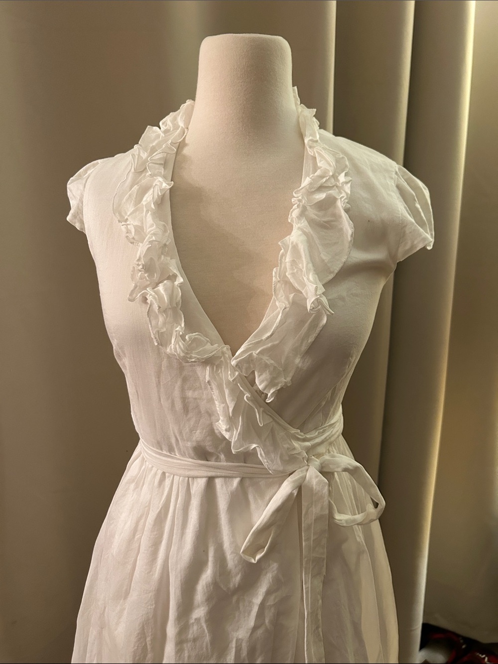 Saks Fifth Avenue White Dress with Branded Tag